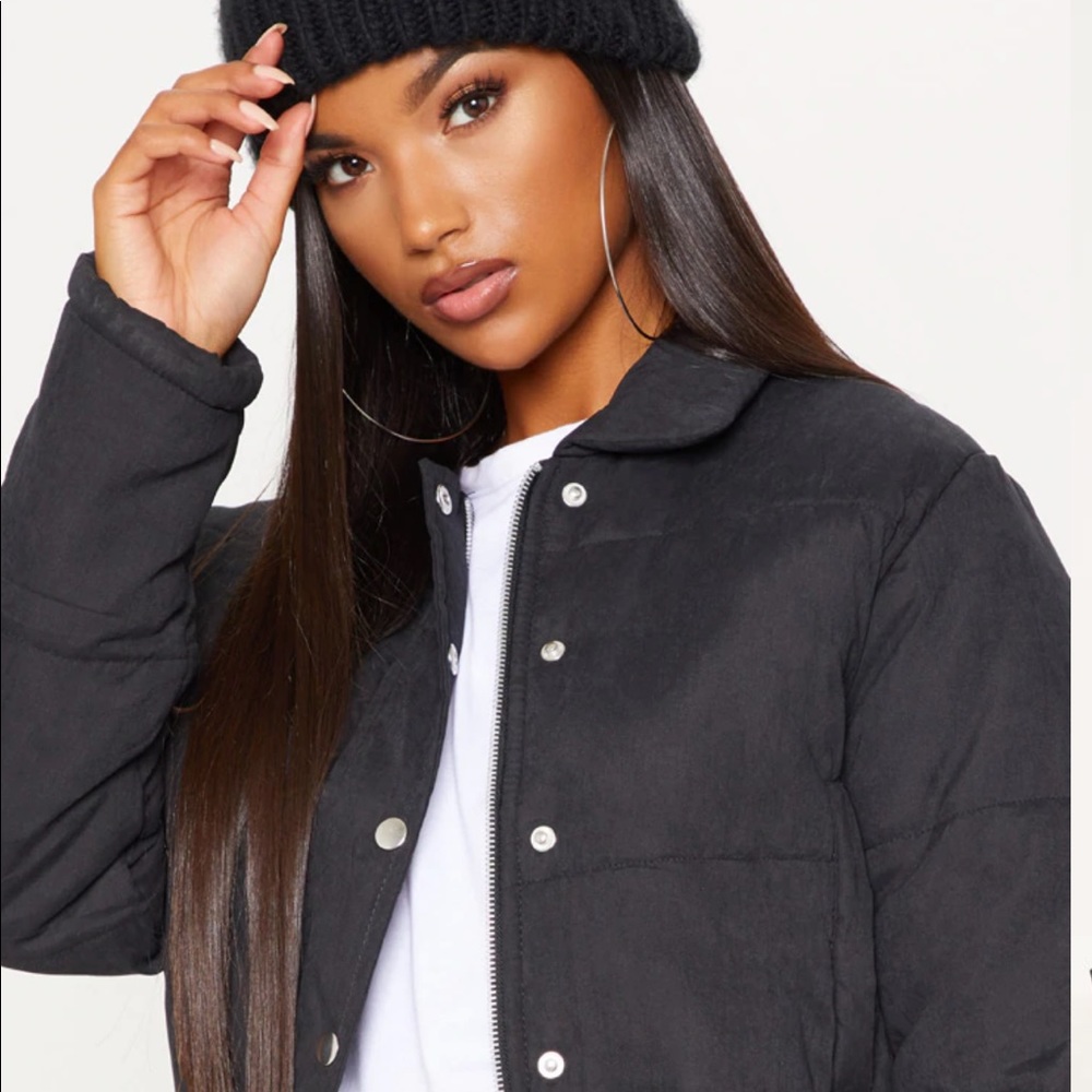 Cropped puffer jacket